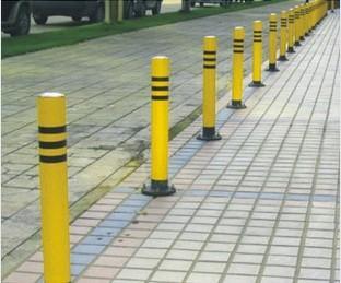 防护桩 绿色道路防护桩 采购反光的防撞柱